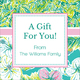 Hidden Birds and Hibiscus Square Gift Stickers Image 1 of 2